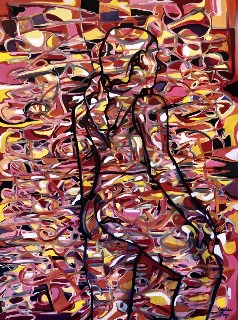 Friends, Lovers, Teachers, and Strangers, (2019) Oil on Canvas, 30 x 40 inches