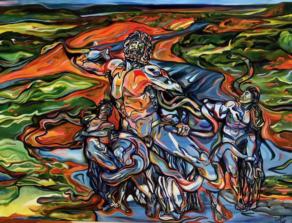 Laocoon on the Brazos, Oil on Canvas, 30inx40in (SOLD)